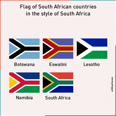 south africa flag list